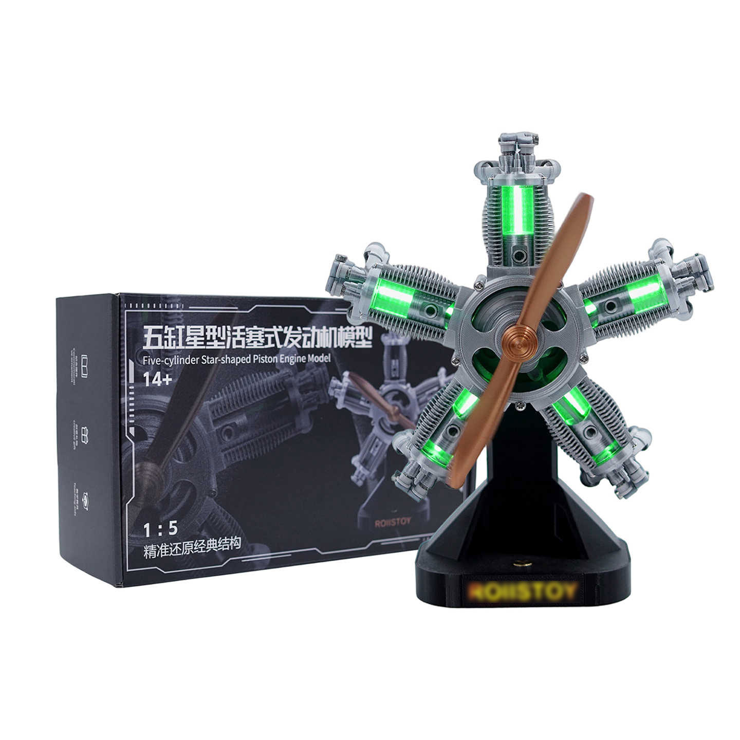 1:5 Scale 5-Cylinder 4-Stroke  - огляд і ціна Hobby Is Science